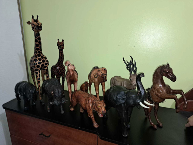 Leather Animals collection  in Home Décor & Accents in Bedford