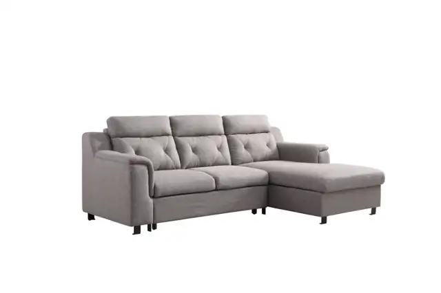 Condo Size Sofa Bed with High Back and Storage in Couches & Futons in Vancouver - Image 6