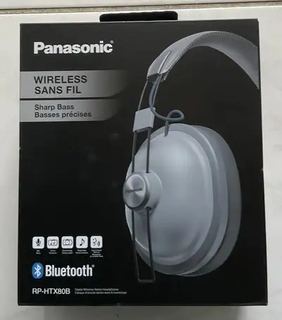 Panasonic Wireless Headphones new and open box, View more