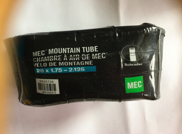 Brand new Bicycle tube -MEC And seat saddle in Frames & Parts in Edmonton - Image 2