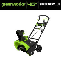 Like-new Greenworks 40V 20-Inch Brushless Snow Thrower