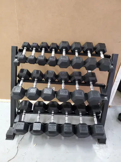 Hex Dumbbell Set 5lb-30lb, 5lb-50lb, 5lb-100lb, View more