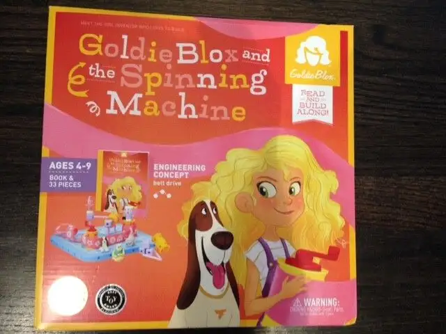 Like NEW Goldie Blox and the Spinning Machine