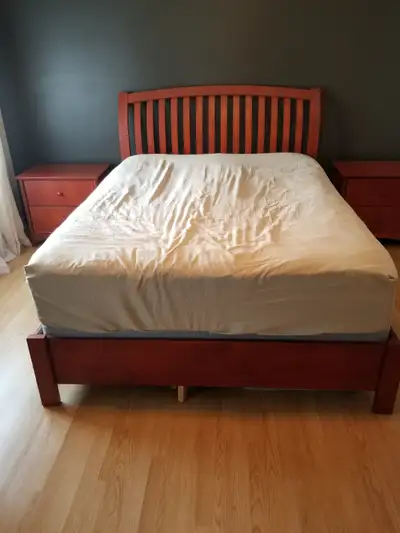 Set de chambre  en bois - lit double, View more