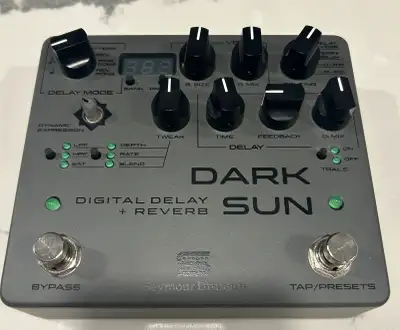Seymour Duncan Dark Sun Delay Reverb Guitar Pedal, View more