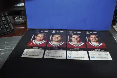 Montreal canadiens unused hockey ticket october lot of 4 season 2009-2010 Include the ticket below :...