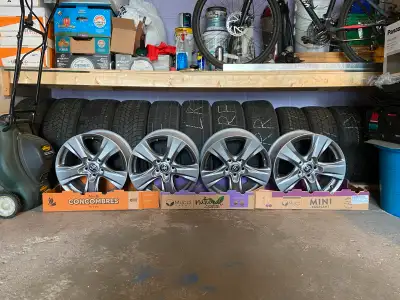Original from a 2024 RAV4. 17x7, 5x114.3 bolt pattern. Popular size also good for many other cars. T...