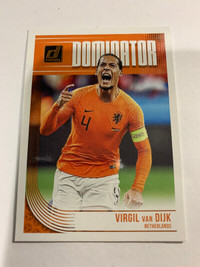 Virgil Van Dijk 2018-19 Panini Donruss Dominator D-12 Netherland