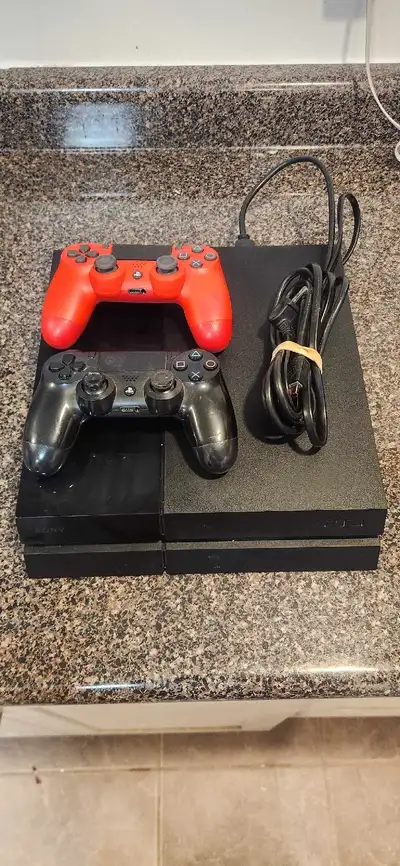 Playstation 4 with 2 controllers , View more