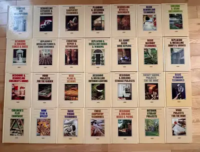 Set of 28 Grolier DIY hardcover books, View more