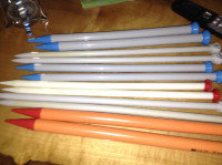 Collection of large sized knitting needles for sale
