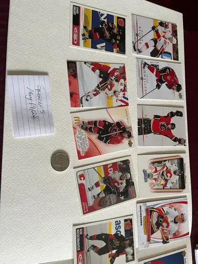 Calgary Flames Hockey Card Lot , View more