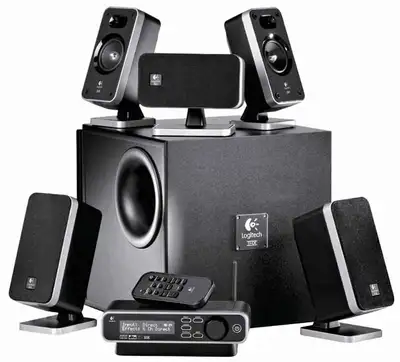 Logitech Z-5450 5.1 THX Surround Sound System – Wireless Rear Sp, View more
