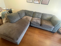 A sectional (5 seater) 