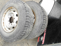 2 Tires with Rims Chev/GMC Truck Van 8 LUG Bolts