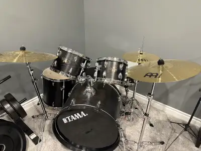 Tama Imperialstar 5 piece drum kit w/ cymbals - very good cond!, View more