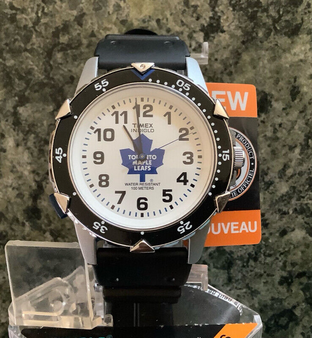 Timex Iniglo Watch, NHL Toronto Maple Leafs, NEW, water resistan ...