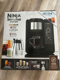 Ninja hot and cold coffee machine