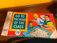 1969 Go To The Head of The Class Family Board Game Milton Bradle