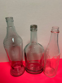Vintage Bottles Each Set $6