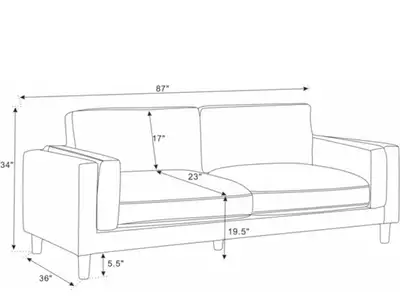 moving sale couch, View more