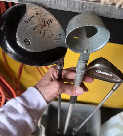 Clearing out the garage and found a few older golf clubs that need a new home. This Dunlop 5-wood an...