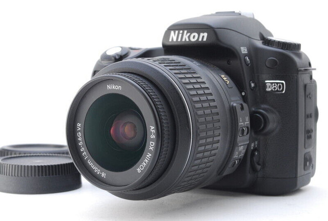 Nikon D80 + Objectif 18-70 Lens dans Appareils photo et caméras  à Longueuil/Rive Sud