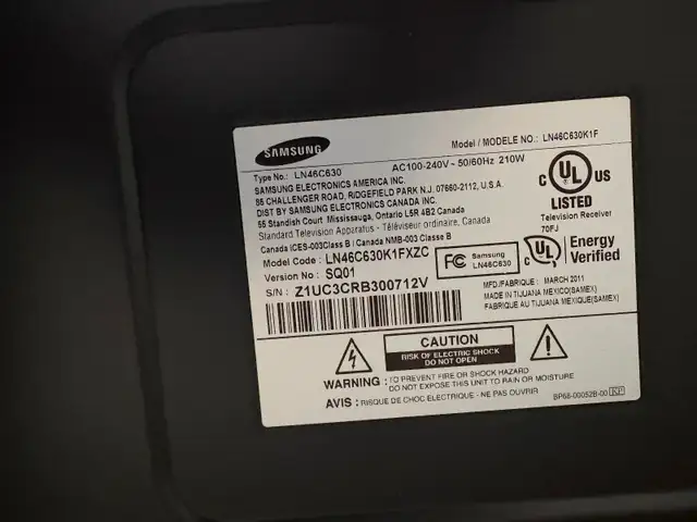 Samsung LCD Television 46417316247112919042