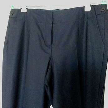 Elie Tahari Black Wide-Leg Wool Trousers Size 10 in Women's - Bottoms in Ottawa - Image 3