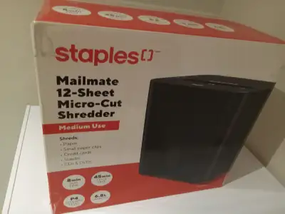 Brand new unopened(sealed) box. I Bought this for my home office, but won't be needing it. Misplaced...
