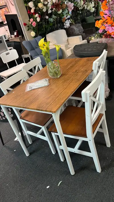 5 pieces wooden Dining Table Set, View more