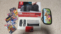 Nintendo switch with 7 games