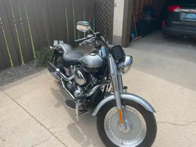 harley davidson.2003 harley fat boy anniversary 100th .model.very nice condition.well maintained.ONL...