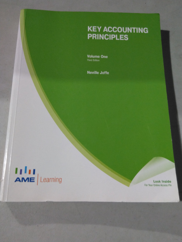 Key Accounting Principles Volume One 3rd Edition in Textbooks in City of Toronto - Image 3