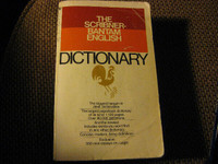 THE SCRIBNER-BANTAM ENGLISH DICTIONARY - PLUSIEURS DICTIONNAIRES