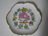 Floral Emblems of Canada Plate