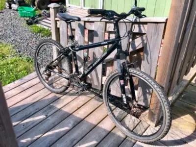 Rocky Mountain Soul mountain bike. Aluminum frame - very light. 26" tires. 21 gears, mirror, and bel...