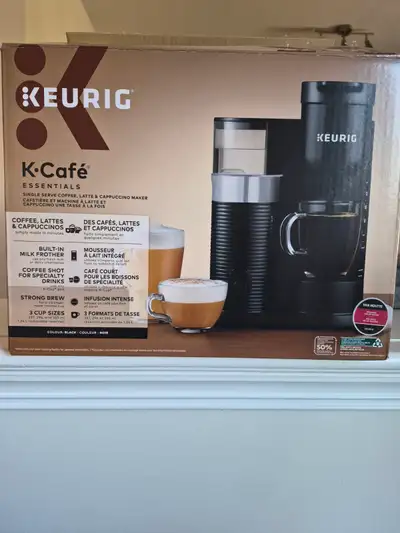 Gently used Keurig with built in milk frother., View more