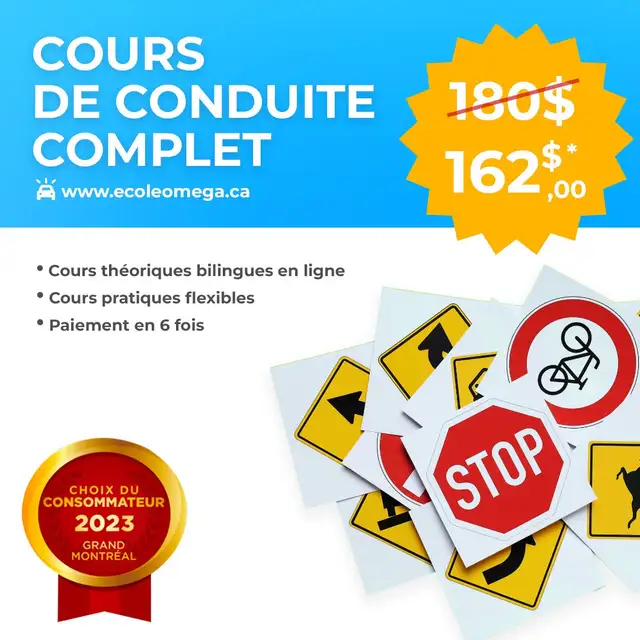 Complete Driving Course (162$ + tax) *ONLINE*63860085788545120