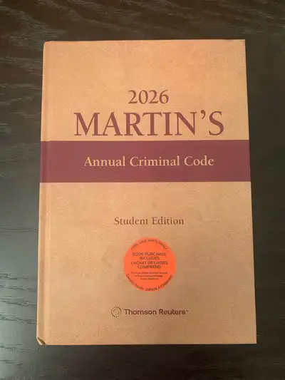 2026 Martin’s Criminal Code eBook + Hardcover, View more