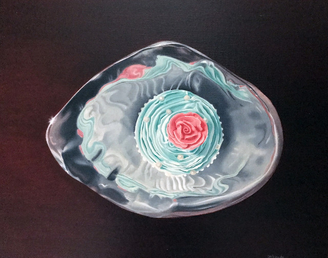 “Cupcake” Original Oil Painting on Canvas in Arts & Collectibles in Kingston