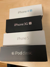 Apple Iphone/ipod Boxes