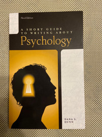 A Short Guide to Writing About Psychology