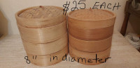 TRADITIONAL ASIAN BAMBOO STEAMERS