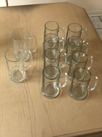 Glass Beer Mugs / Steins