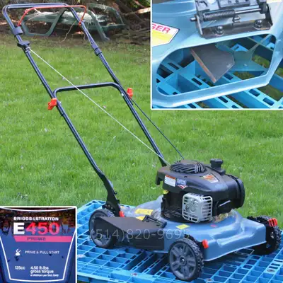 Tondeuse à gazon 20" Senix Briggs and Stratton FLAMBANT NEUVE, View more