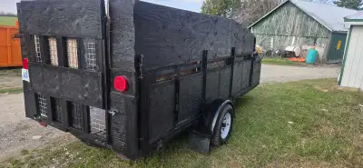 Lawncare trailer holds 2 lawn tractors and all your lawn maintenance tools Ready to use Have ownersh...