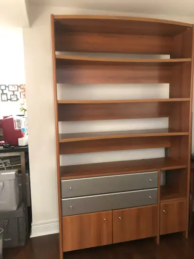 Book Shelf with drawers, View more