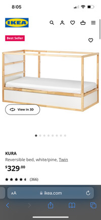 Kids bed IKEA - KURA