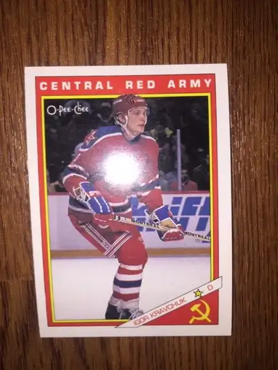 1991-92 O-Pee-Chee Soviet Union insert hockey card set (30R-65R), View more
